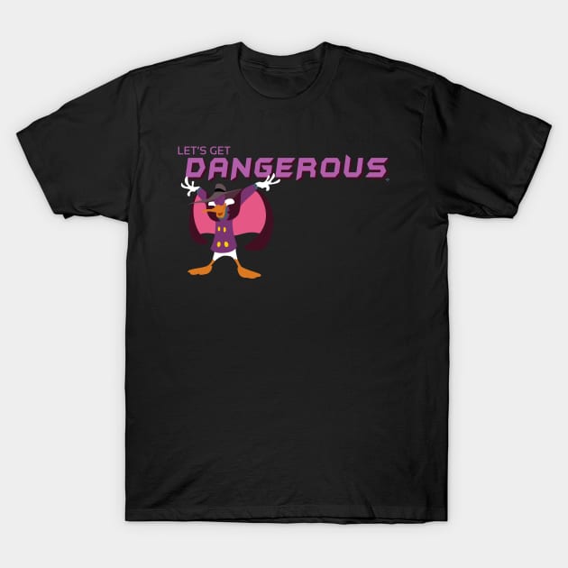 Darkwing Duck Let's Get Dangerous T-Shirt by Kaztiel